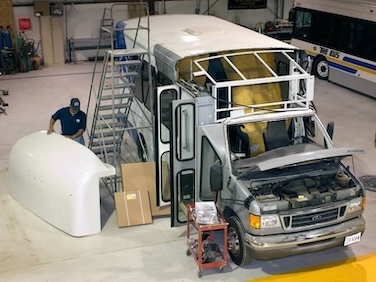 Bus Roof Repair